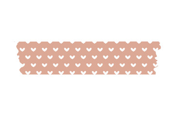 Colorful washi tape with a cute pattern. for decorating greeting cards