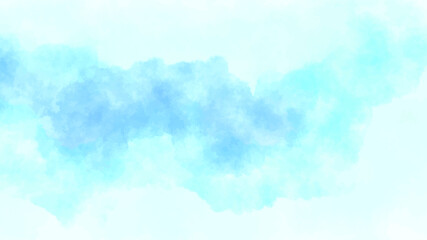 blue abstract background splash watercolor vector cloud painting