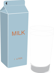 milk illustration