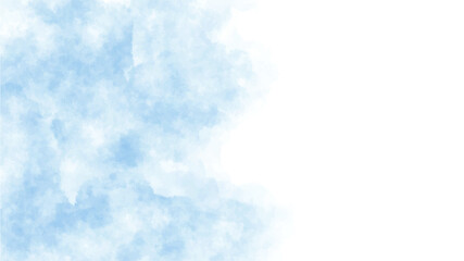 Fototapeta na wymiar abstract background blue misty splash watercolor digital painting vector