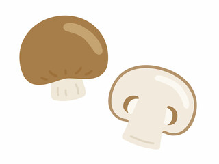 マッシュルームのイラスト
