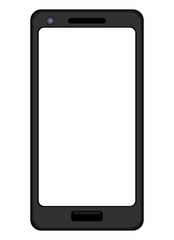 smartphone mock up illustration 