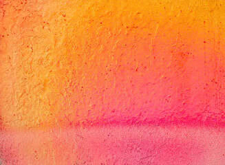 Beautiful bright colorful street art graffiti background. Abstract creative spray drawing fashion colors on the walls of the city. Urban Culture gradient texture, copyspace backdrop