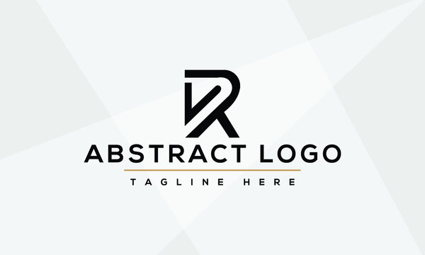 VR Letter Logo Alphabet Design Icon Vector Symbol
