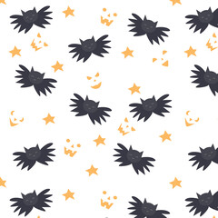 Fototapeta na wymiar halloween seamless pattern