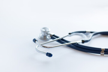 Stethoscope isolated on white background. Medical concept