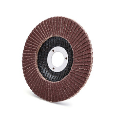 Abrasive disk for drill isolated.