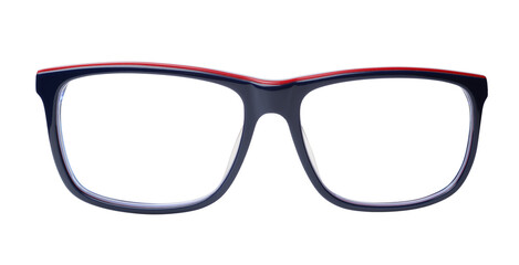 Fototapeta premium Eye glasses isolated on white.