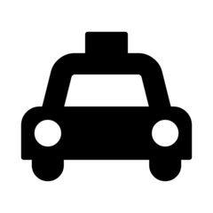 Taxi symbol icon illustration