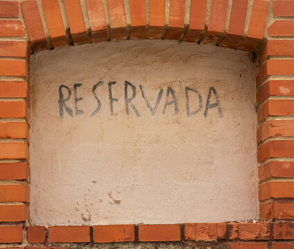 Nicho de cementerio Reservado, reservada la plaza.