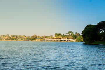 Fototapeta na wymiar Pampulha Lagoon in Belo Horizonte, Minas Gerais 