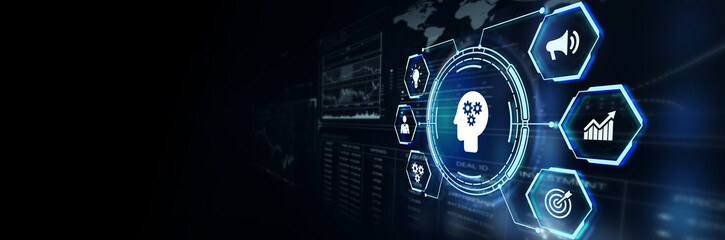Business, Technology, Internet and network concept. Skill Knowledge Ability.3d illustration