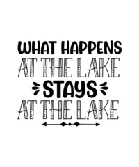 Obraz premium Lake SVG Bundle, Lake Fishing Clipart, Lake Camping PNG for Sublimation, Lake House Sayings SVG Cut, Lake Campsite Dxf Quotes, Lake Vacation