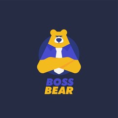 bear logo concept mascot mascot