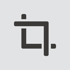 screenshot icon isolated of flat style. Vector illustration.