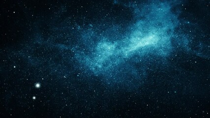 Galaxy space background camera flying through the galaxy and nebula. - Powered by Adobe