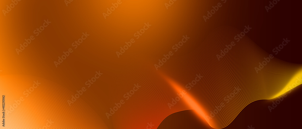Poster abstract technology particles lines mesh background