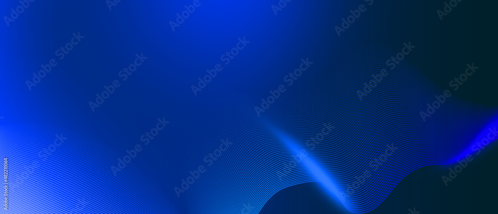 Poster abstract technology particles lines mesh background