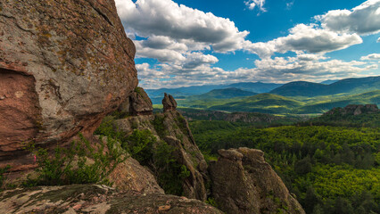 View from the fortress of Belogradchik in Bulgaria