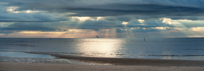 Storms off Shore, Mississippi Sound, Long Beach, MS