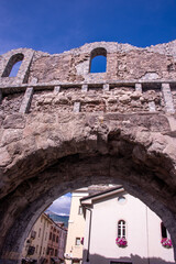 Praetorian gate, Aosta, Aosta Valley, Italy