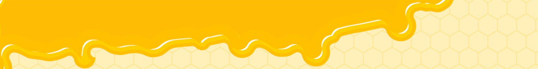 蜂蜜バナー、コピースペースつき、468x60 © TKM