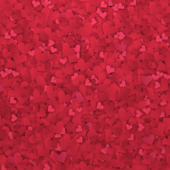 Heart Icon. Valentine's Day.Heart background.Vector Illustration