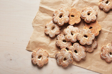 Butter shortbread cookies.