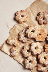 Butter shortbread cookies.