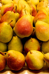 pears for sale in a market in valencia Spain