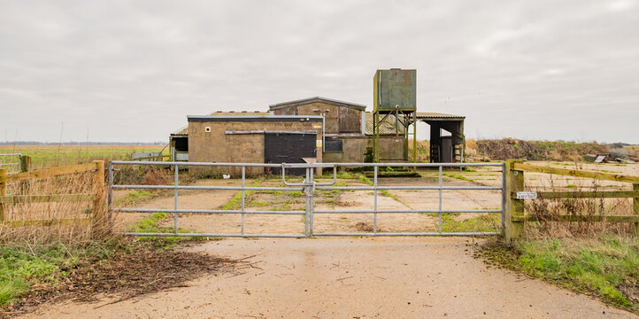 Disused agricultural and farm buildings in the Norfolk countryside