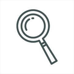 Magnifier search tool Website Simple Line Icon