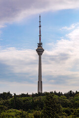 Fototapeta premium Baku TV tower is the tallest building in Azerbaijan