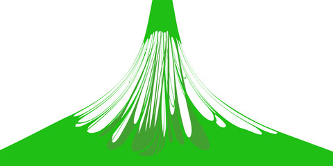 Slime sticky stretched. Green funny squesse, jelly glue liquid substance, tencion, elasticity. Vector illustration