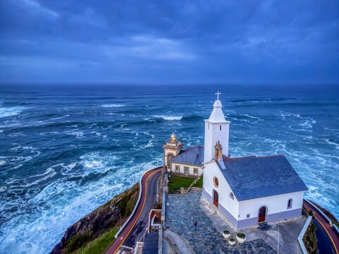 Hermitage, Our Lady of the White in Luarca, Asturias, Spain