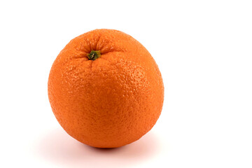 Fresh orange fruit isolated on a white background. Fresh organic fruit. Full depth of field