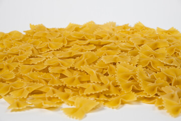 texture of raw noodles pasta italian food macro background