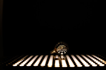 Light Bulb Product Photography - Back Lit Light Bulb