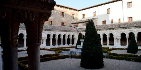 Claustro del Monasterio de las Huelgas, Burgos, España.