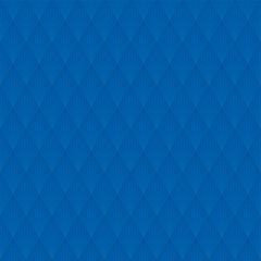 Retro Harlequin Seamless Background in Blue Color. Vector Tileable pattern.