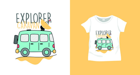 Sweet  print design with slogan. Vector illustration design for fashion fabrics, prints.