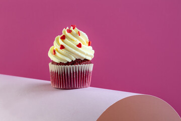Red Velvet cupcake.