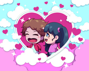 couple valentine day love cute