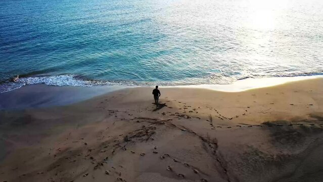 Amazing scenery of the atlantic ocean on the cabo verdes from Lukas Klima