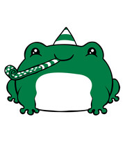 Glücklicher Geburtstag Frosch 