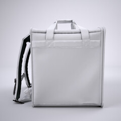 3d rendering mock up Delivery Bag