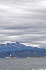 Mount Martial from Beagle Channel - Tierra del Fuego - Argentina
