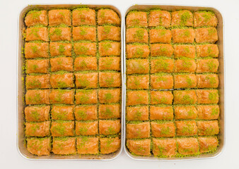 Baklava, a very delicious special Turkish dessert.