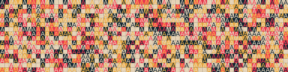 Abstract Geometric Pattern generative computational art illustration