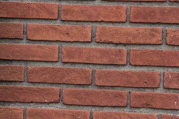 Obraz premium red brick wall background